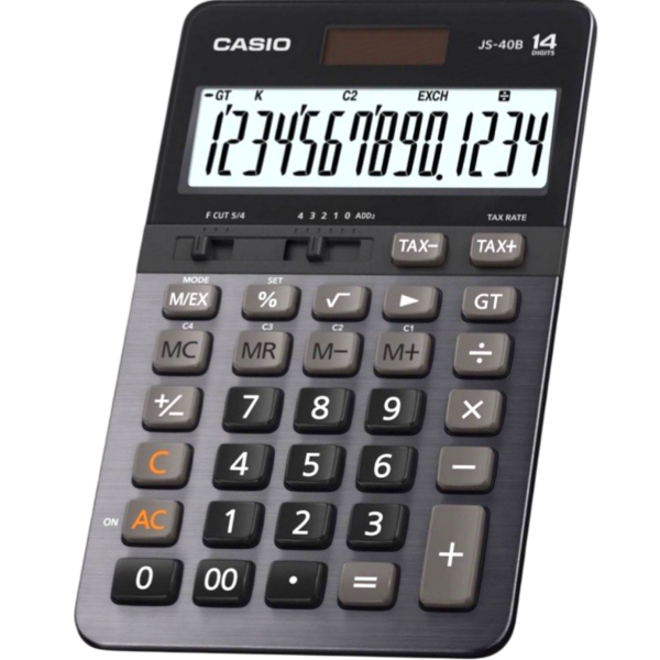Casio JS-40B Profesyonel 14 Hane Masa Üstü Hesap Makinesi