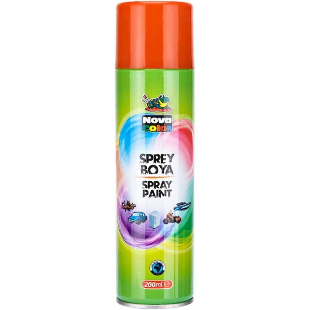 Nova Color Sprey Boya 200 Ml Turuncu Nc-807
