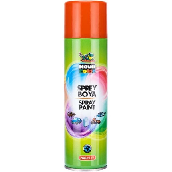 Nova Color Sprey Boya 200 Ml Turuncu Nc-807
