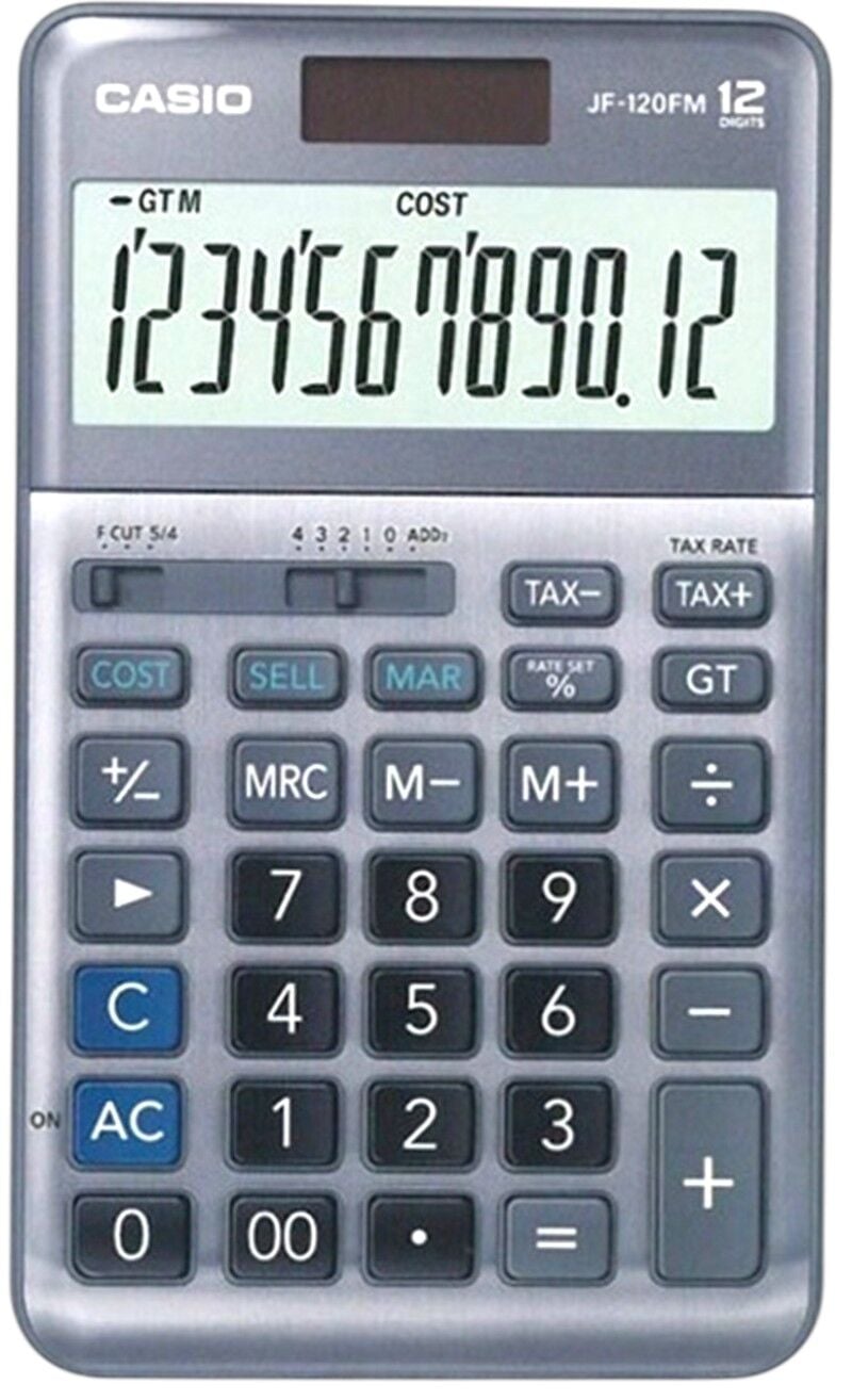 Casio JF-120FM 12 Hane Masa Üstü Hesap Makinesi