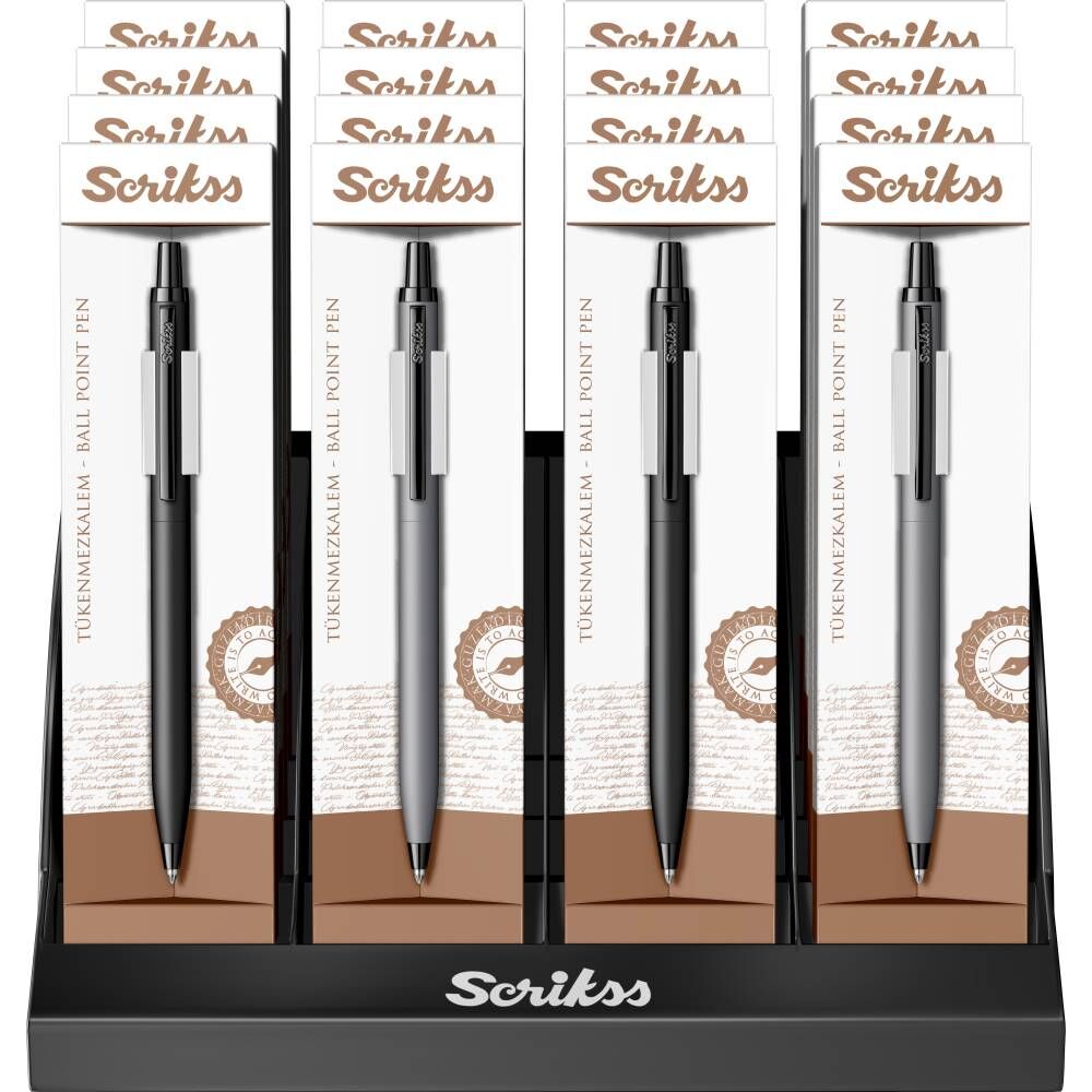 Scrıkss Tükenmez Kalem 51 16 Lı Stand Mat