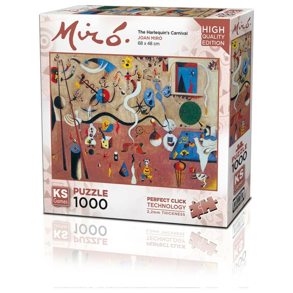 Carnival of Harlequin Joan Miro1000 Parça Puzzle 20661