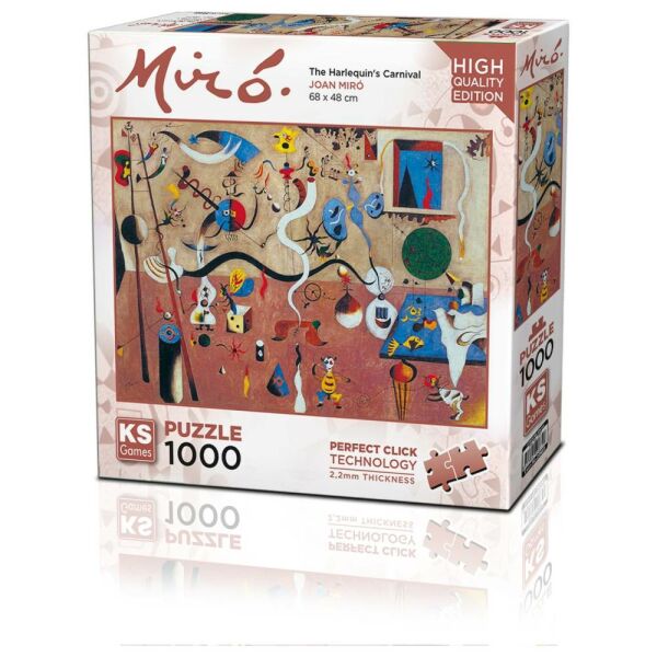 Carnival of Harlequin Joan Miro1000 Parça Puzzle 20661