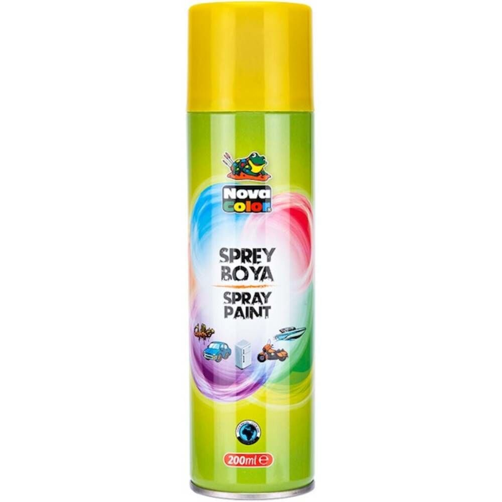 Nova Color Sprey Boya 200 Ml Sarı Nc-800