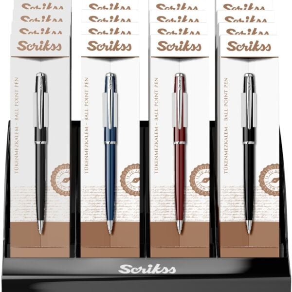 Scrıkss Tükenmez Kalem 52 16 Lı Stand