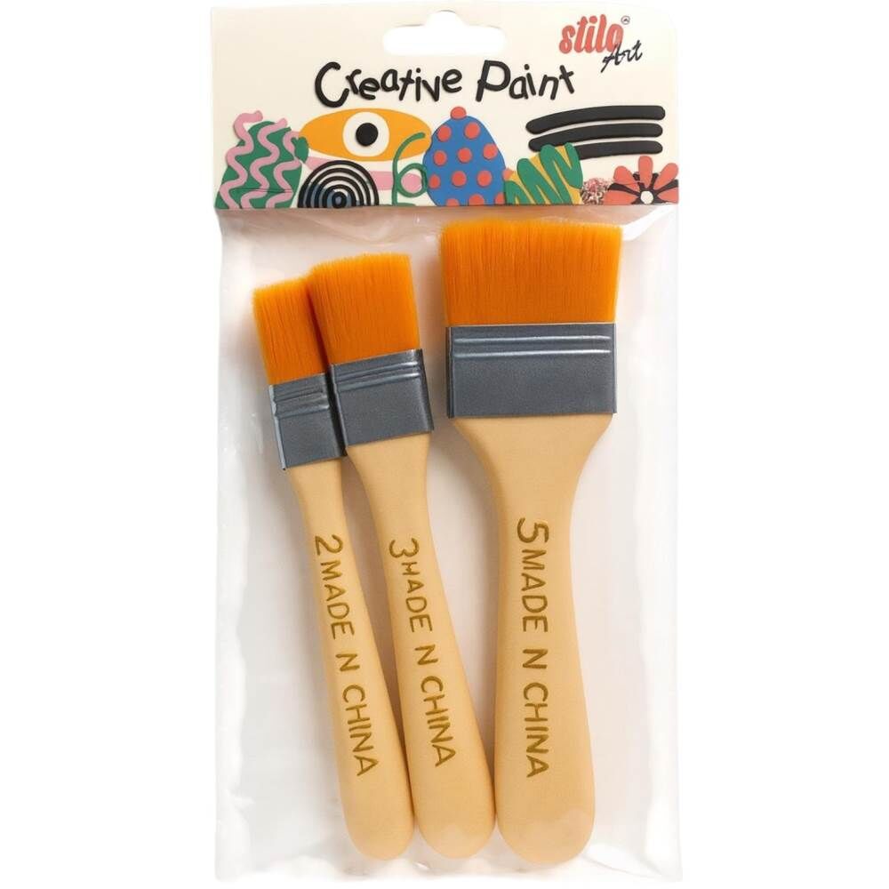 Stilo Zemin Fırça Seti 3 lü