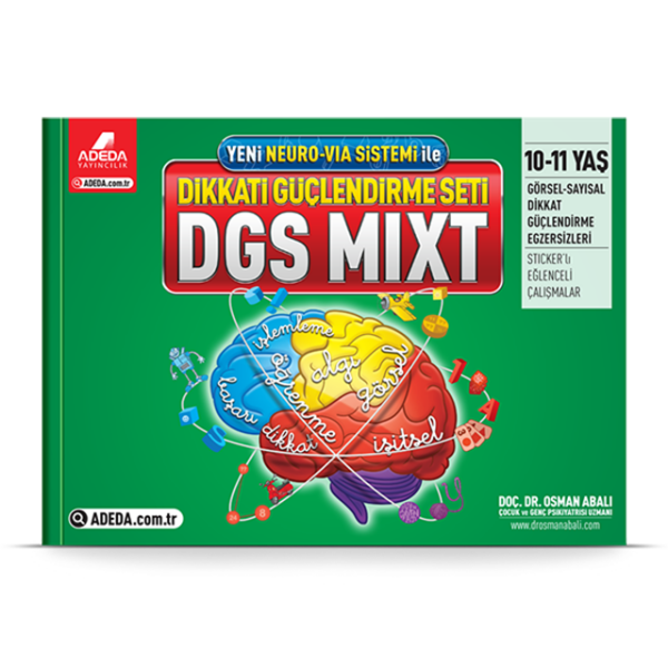 Adeda Neuro Via ile Dikkat Güçlendirme Seti Dgs Mixt 10-11 Yaş
