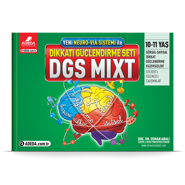 Adeda Neuro Via ile Dikkat Güçlendirme Seti Dgs Mixt 10-11 Yaş