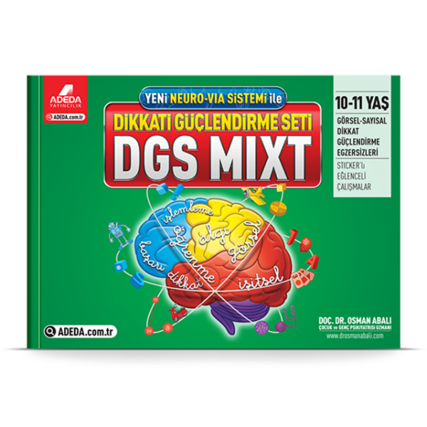 Adeda Neuro Via ile Dikkat Güçlendirme Seti Dgs Mixt 10-11 Yaş