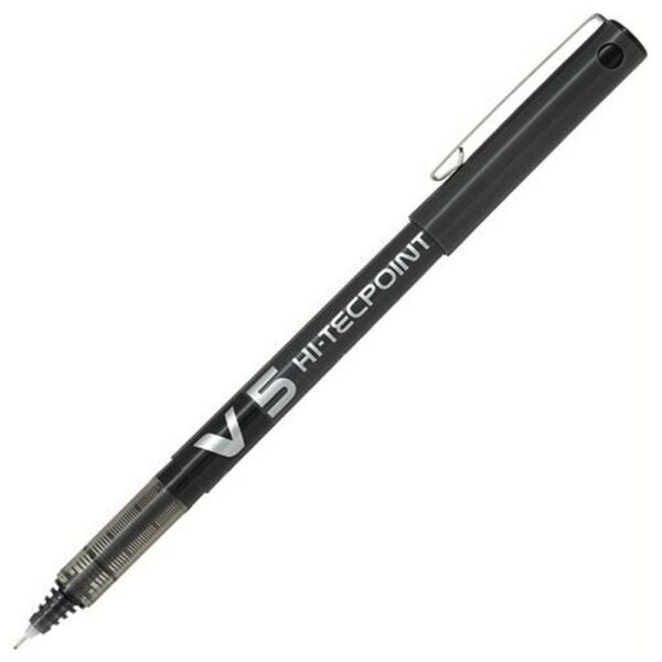 Pilot V5 İğne Uçlu Roller Kalem Siyah BX-V5-B