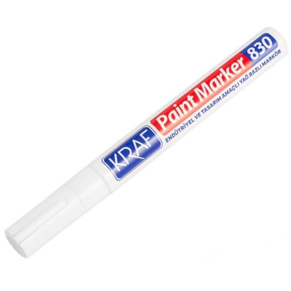Kraf Paınt Markör 830 Beyaz