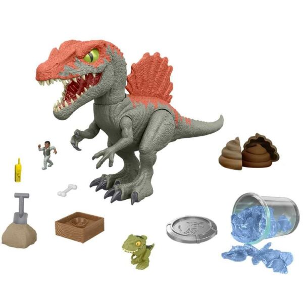 Jurassic World Crushivores Serisi Kafes Oyun Seti ve Bileşenler HTP71