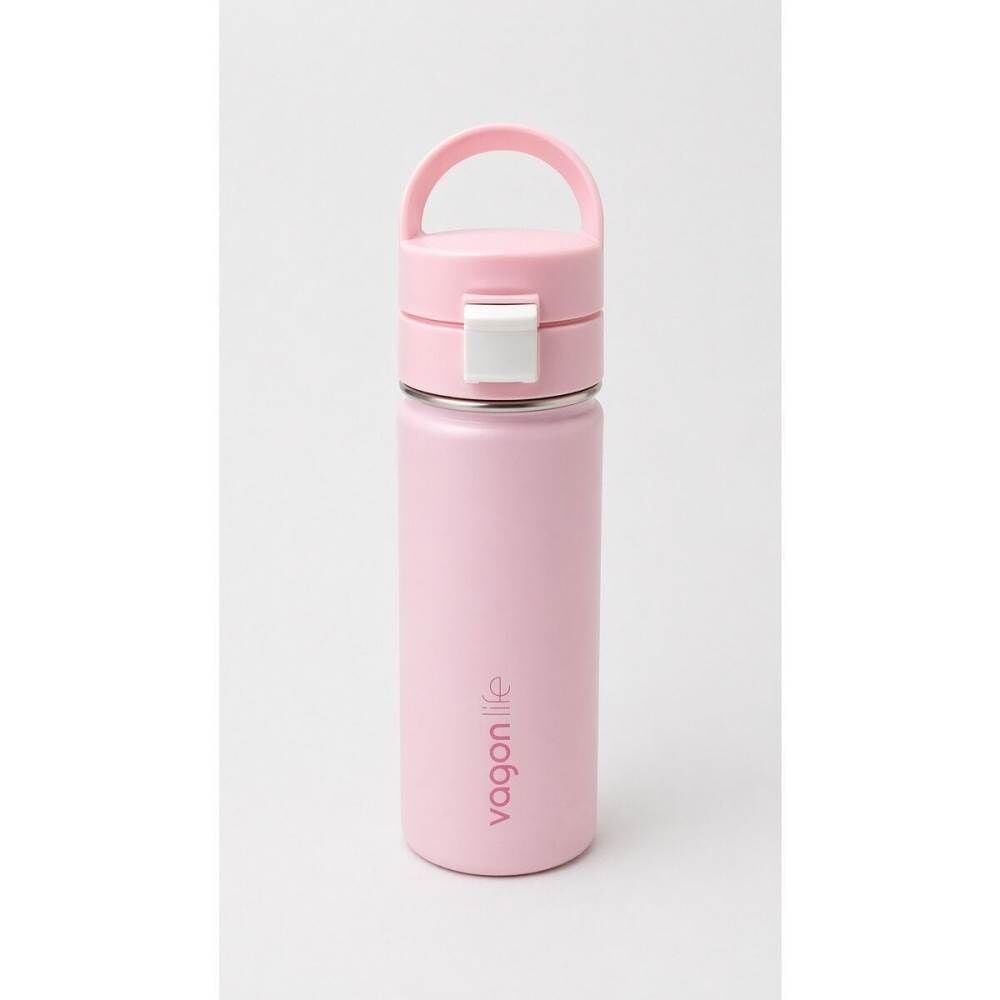 Vagonlife 1110 550 ml Pembe Çelik Termos Matara
