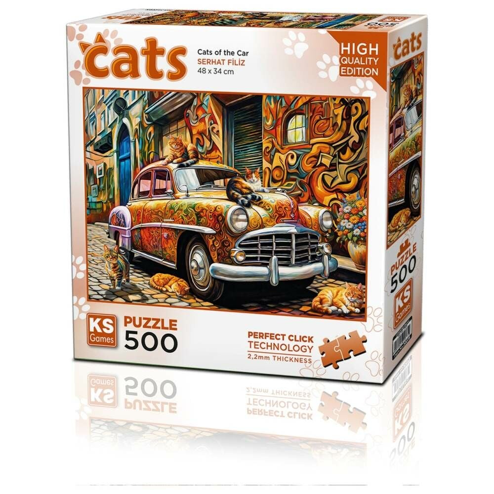 Cats Of The Car 500 Parça Puzzle 20073