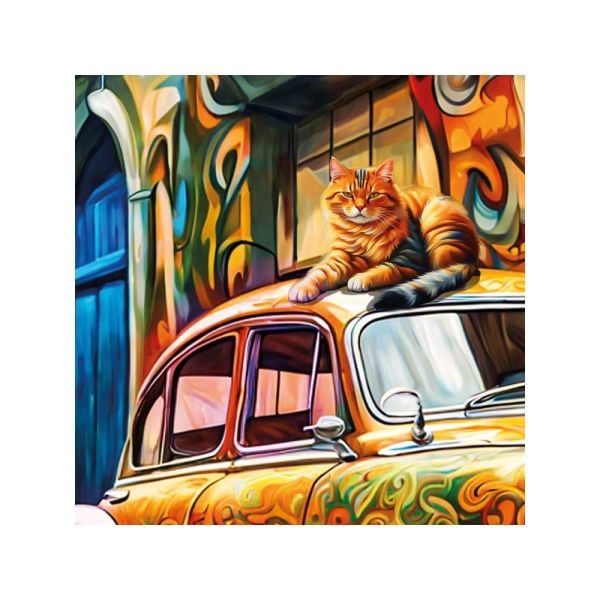 Cats Of The Car 500 Parça Puzzle 20073