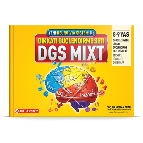 Adeda Neuro Via ile Dikkat Güçlendirme Seti Dgs Mixt 8-9 Yaş