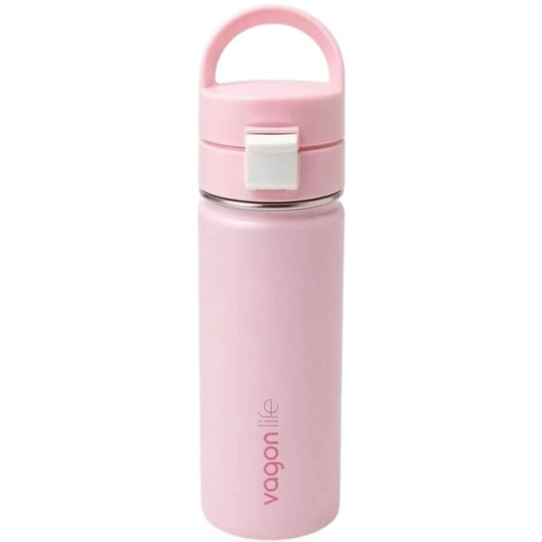 Vagonlife 1110 550 ml Pembe Çelik Termos Matara