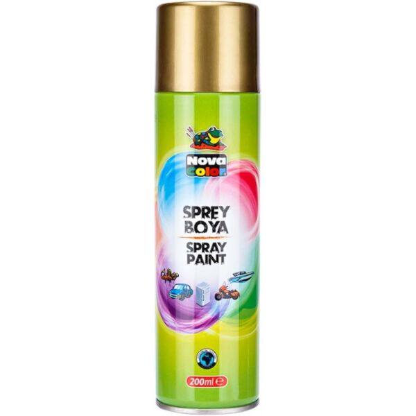 Nova Color Sprey Boya 200 Ml Altın Nc-811