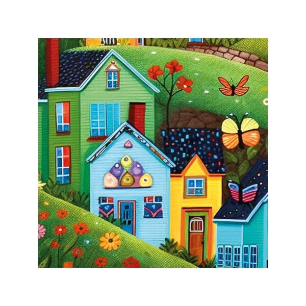 Villa Tith Butterfllies 500 Parça Puzzle 20079