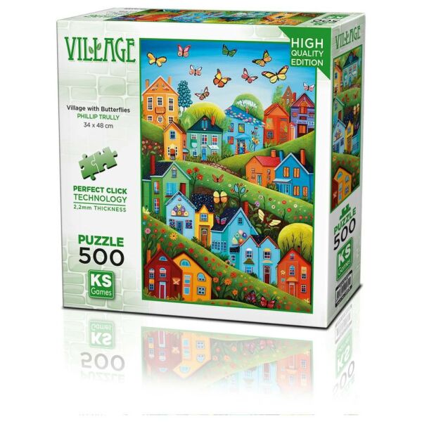 Villa Tith Butterfllies 500 Parça Puzzle 20079