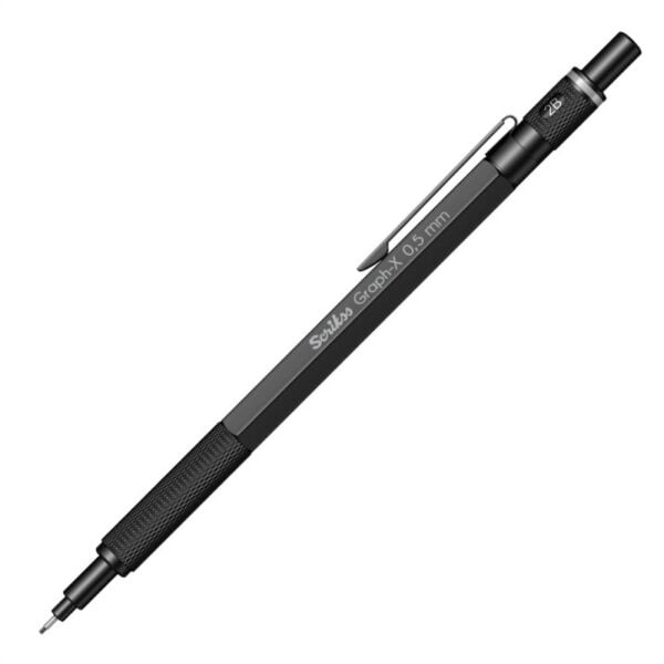 Scrıkss Versatil Kalem Graph-X Metal 0.5 Mat Siyah