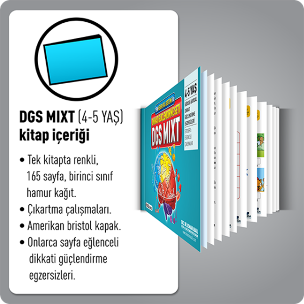 Adeda Neuro Via ile Dikkat Güçlendirme Seti Dgs Mixt 4-5 Yaş