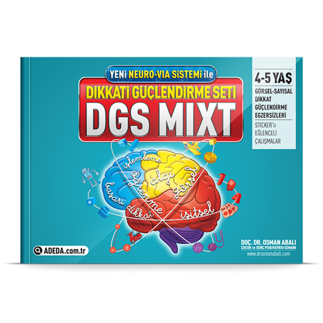 Adeda Neuro Via ile Dikkat Güçlendirme Seti Dgs Mixt 4-5 Yaş