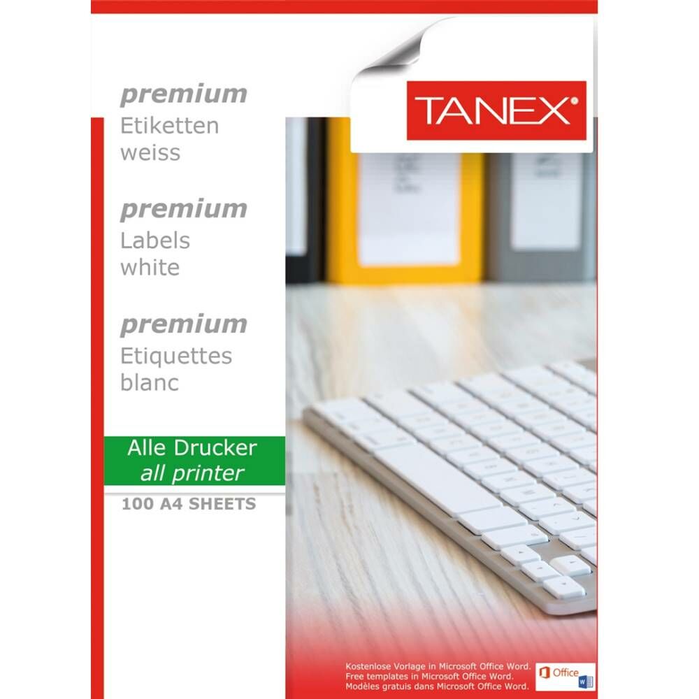 Tanex Laser Etiket Tw-2302 210 X 140 Mm 100 Lü