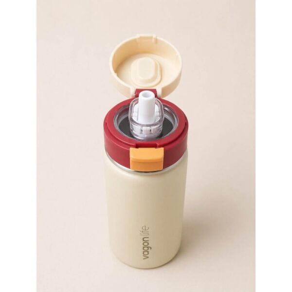 Vagonlife 1110 550 ml Ekru Çelik Termos Matara