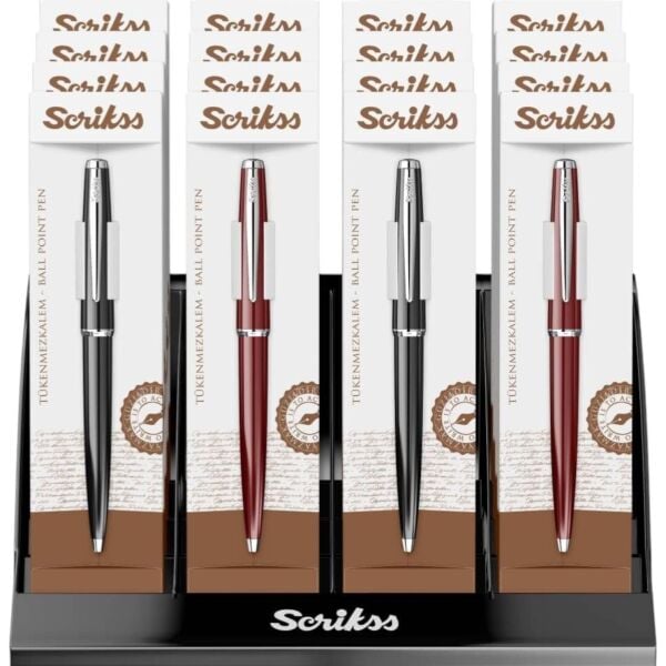 Scrıkss Tükenmez Kalem 33 16 Lı Stand