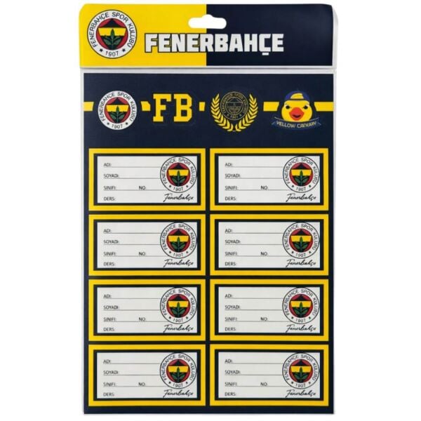 Fenerbahçe Okul Etiketi 3 lü 463639