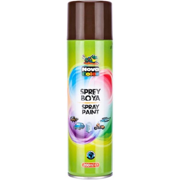 Nova Color Sprey Boya 200 Ml Kahverengi Nc-806