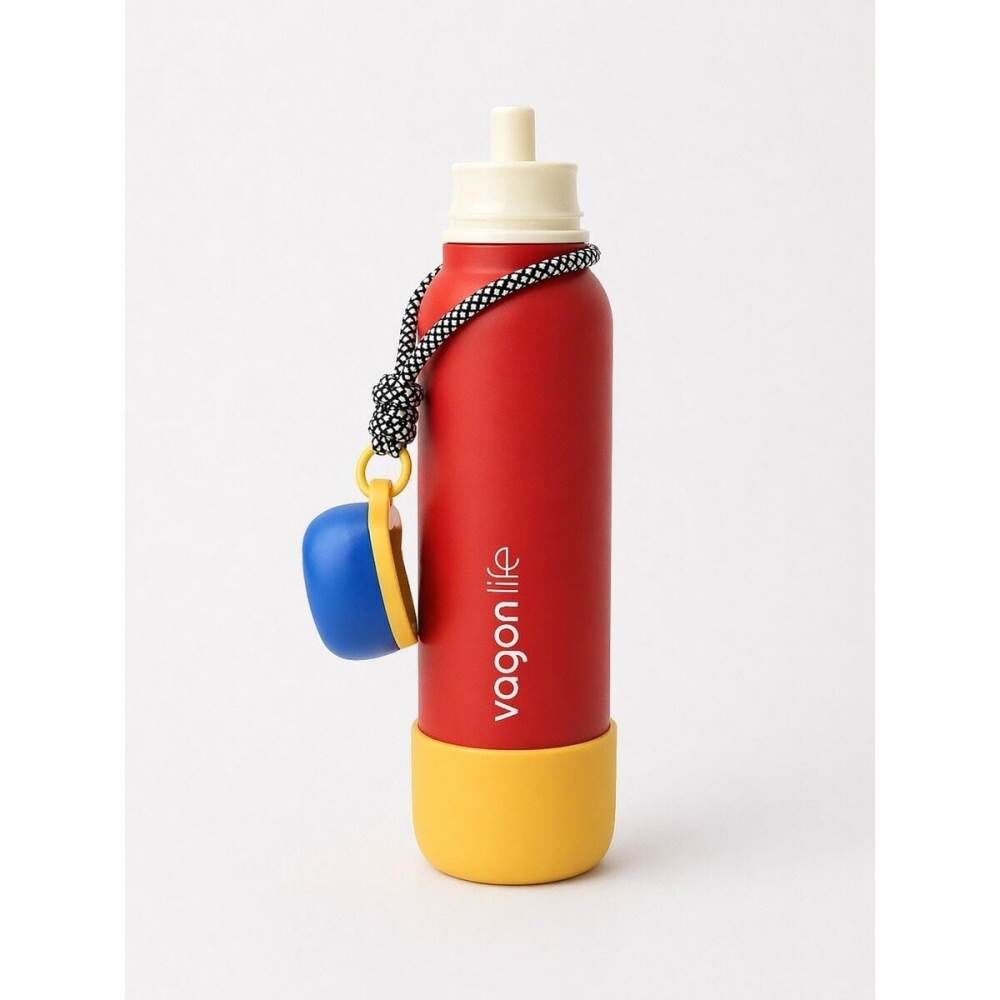 Vagonlife 1106 Kırmızı 750 ml Çelik Termos Matara