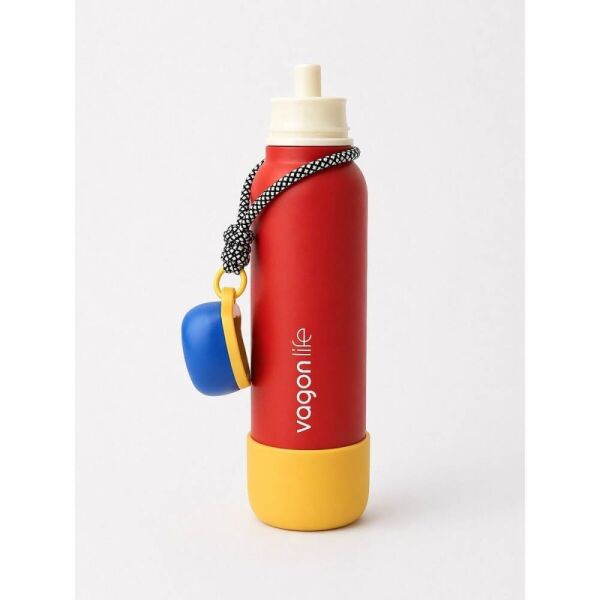 Vagonlife 1106 Kırmızı 750 ml Çelik Termos Matara