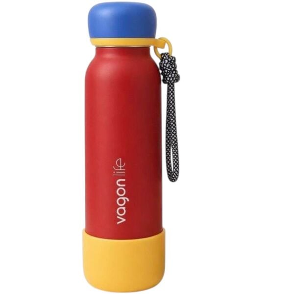 Vagonlife 1106 Kırmızı 750 ml Çelik Termos Matara