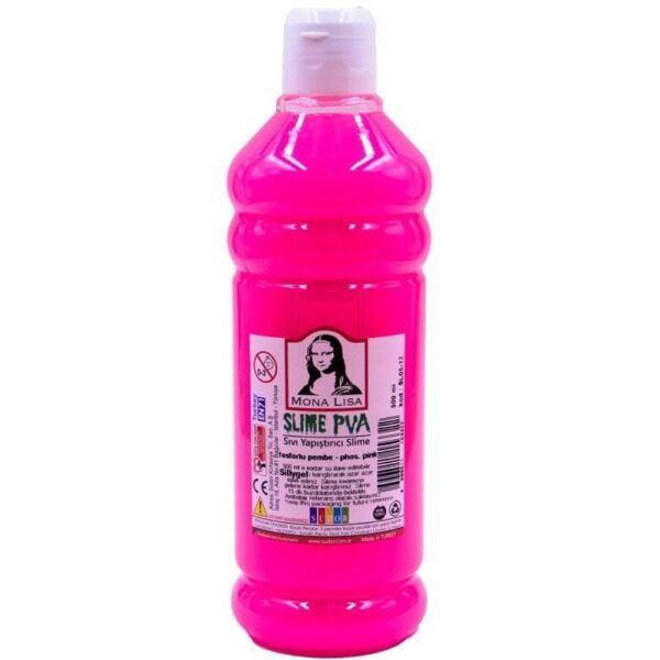 Südor Slime Yapıştırıcı 500 ml Fosforlu Pembe Sl05-12