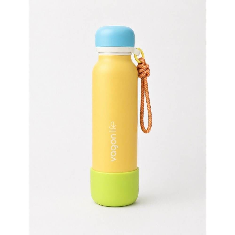 Vagonlife 1106 Sarı 750 ml Çelik Termos Matara