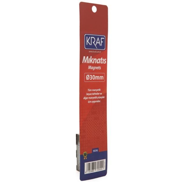 Kraf Mıknatıs Blisterli 30 Mm 6 Lı 503G