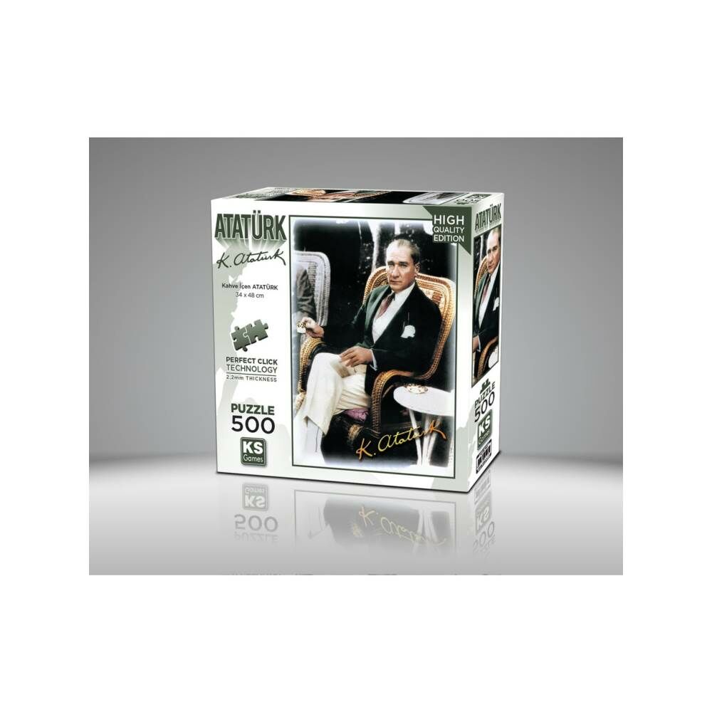 Kahve İçen Atatürk 500 Parça Puzzle 20060