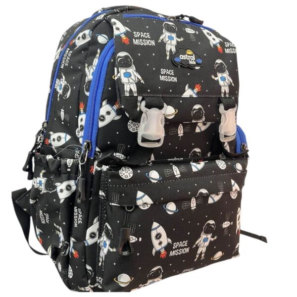 Astral Durable 3 lü İlkokul Çantası Astronot 04471