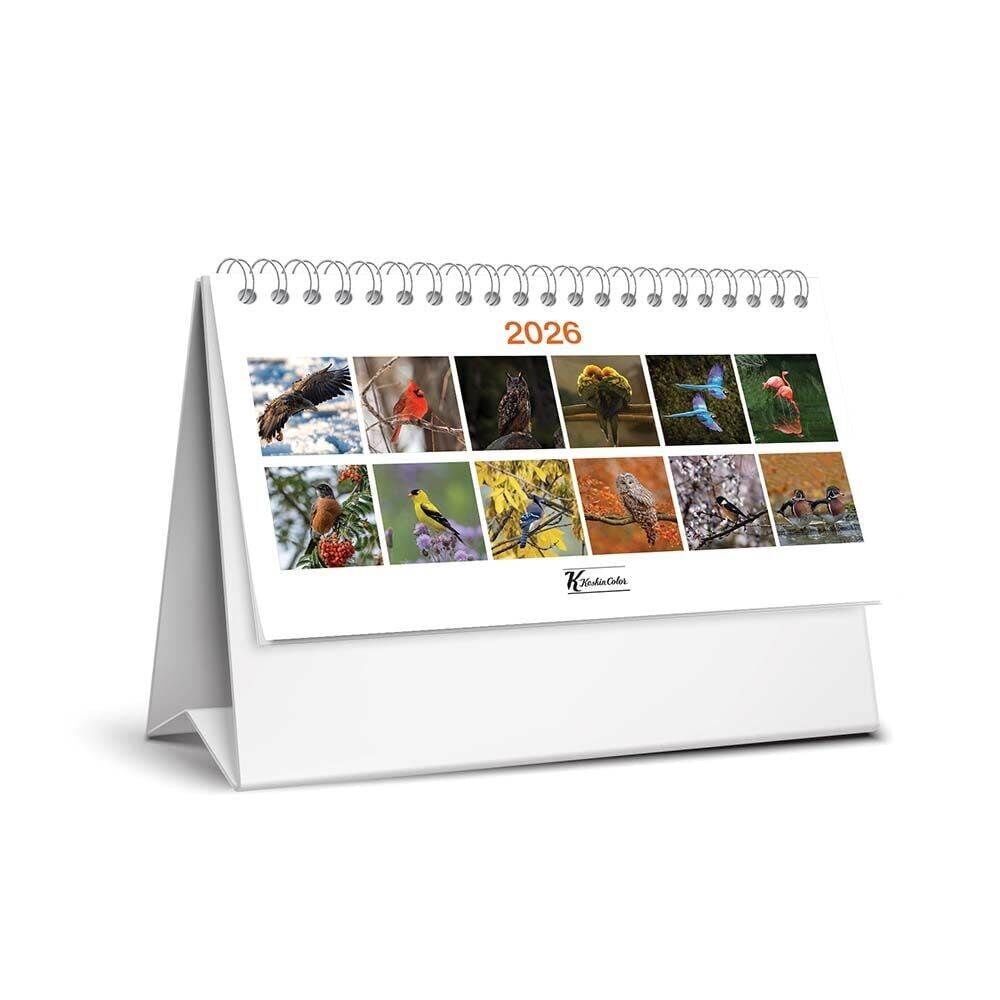 Keskin 2026 Kare Masa Takvimi Kuşlar