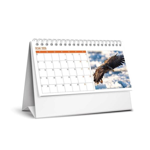 Keskin 2026 Kare Masa Takvimi Kuşlar