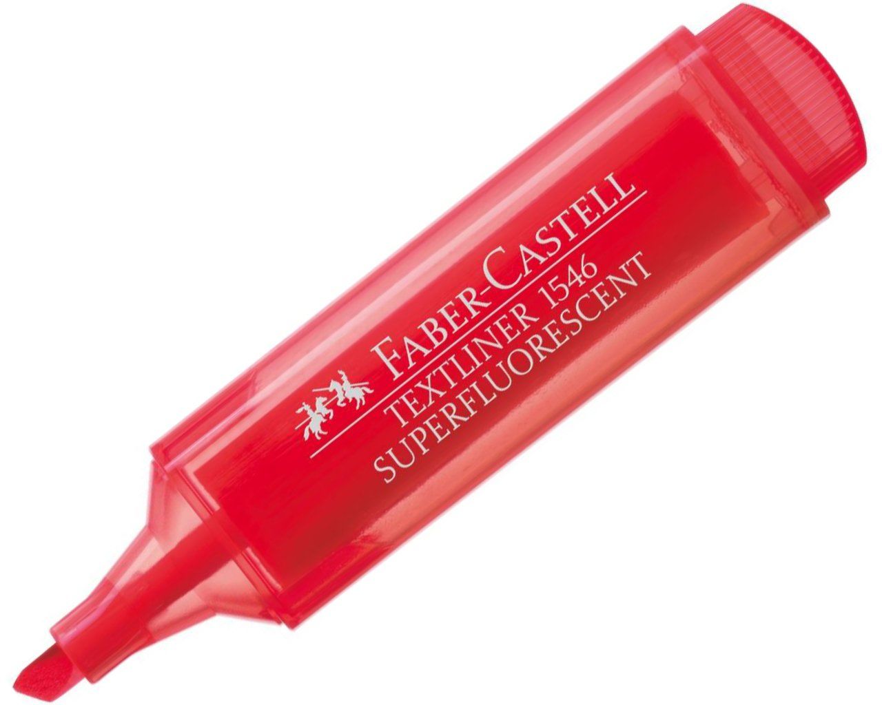 Faber Castell Fosforlu Kalem Şeffaf 1546 Kırmızı 154621