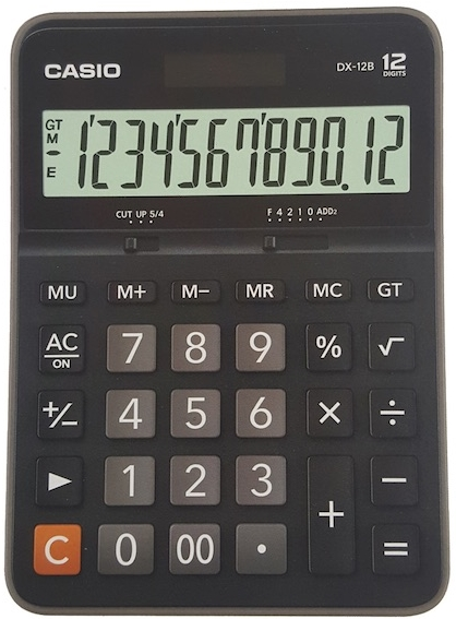 Casio DX-12B 12 Hane Masa Üstü Hesap Makinesi