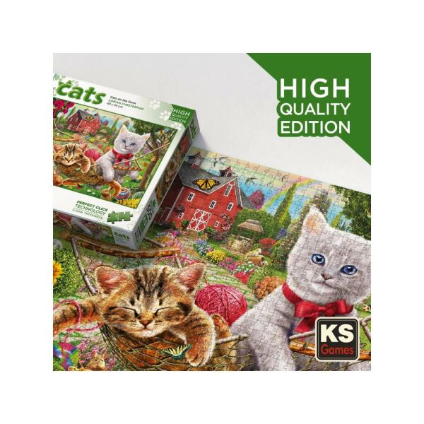 Cats On The Farm 500 Parça Puzzle 20043