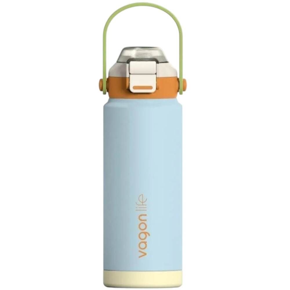 Vagonlife 1108 750 ml Mavi Çelik Termos Matara