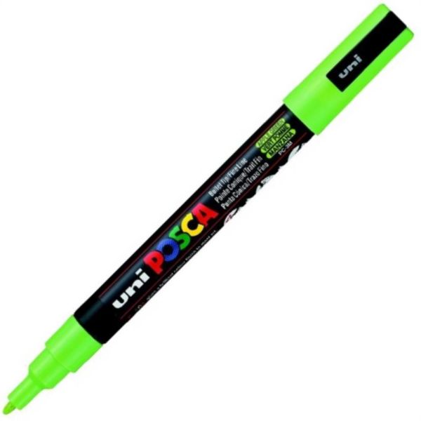 Uni Poster Markörü Posca 0.9-1.3 Pc-3M Elma Yeşili