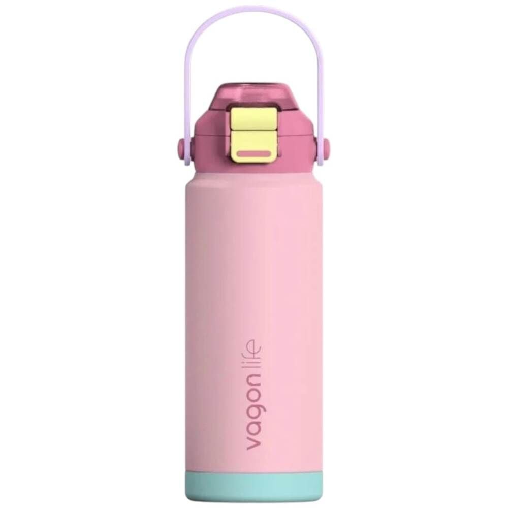 Vagonlife 1108 750 ml Pembe Çelik Termos Matara