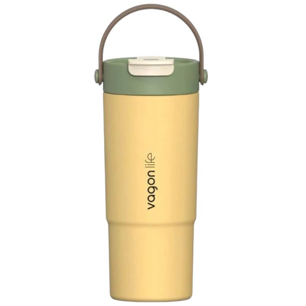 Vagonlife VGN1102 660 ml Sarı Çelik Termos Matara