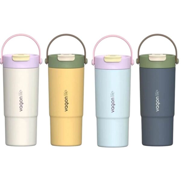 Vagonlife VGN1102 660 ml Sarı Çelik Termos Matara